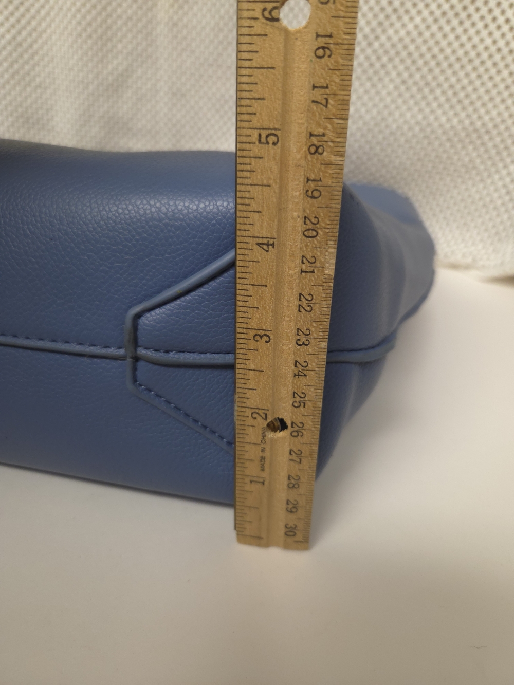 Anne Klein Blue Tote with Gold Logo Charms #162 - Picture 7 of 14